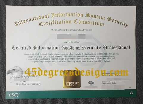 How long does it take to get fake CISSP certification? buy fake