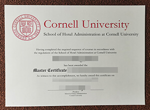 Cornell University School of Hotel Administration degree