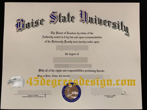 The most popular website to buy fake Boise State University diploma