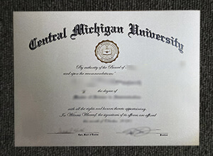 Central Michigan University (CMU) diploma