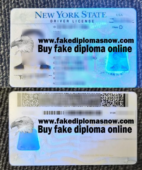 Purchase a fake and scannable NY State Driver’s License