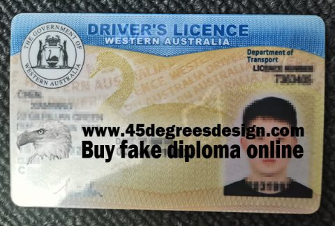 western australia card number license