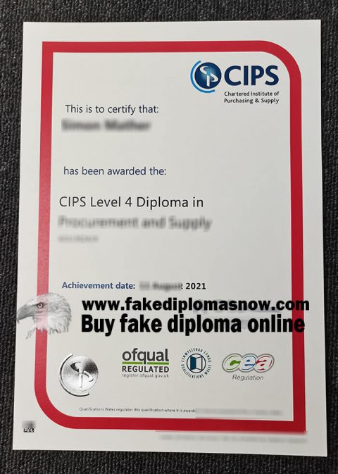 Buy a fake CIPS Level 4 Diploma in UK, Buy diploma online