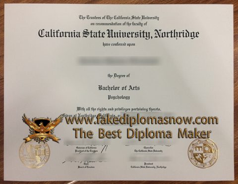 Where to order a fake CSUN BA diploma online？