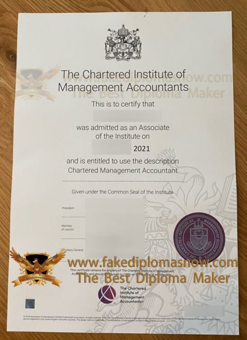 Can I buy a CIMA Certificate fast? Order a Chartered Management ...