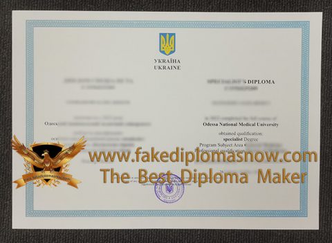 Buy a fake Odessa National Medical University diploma online