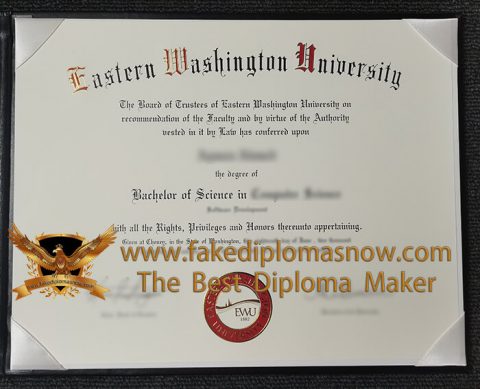 Eastern Washington University Diploma 480x389 