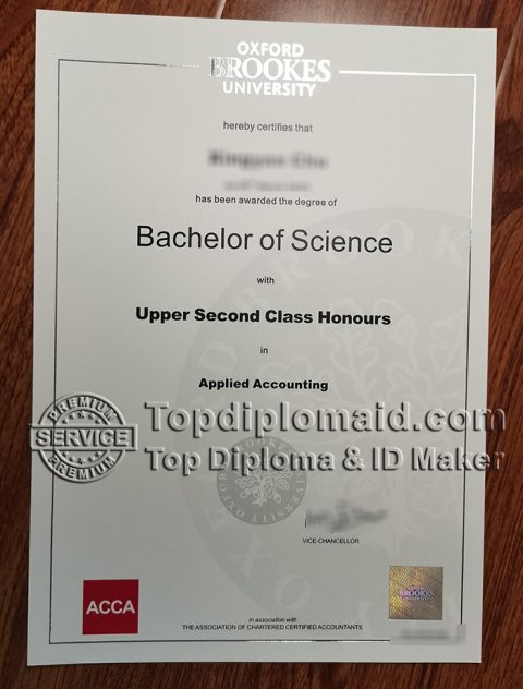 Is it possible to copy a 100% copy Oxford Brookes University diploma ...