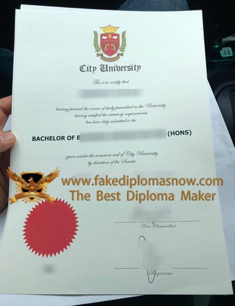 How to make a fake City University Malaysia degree with transcript?