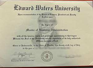 Edward Waters University diploma certificate