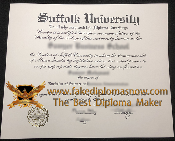 Suffolk University BSc degree