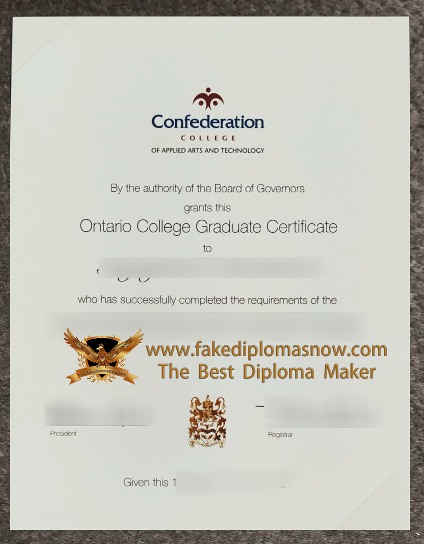 Confederation College Graduate Certificate