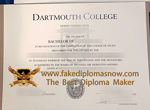 Dartmouth College diploma