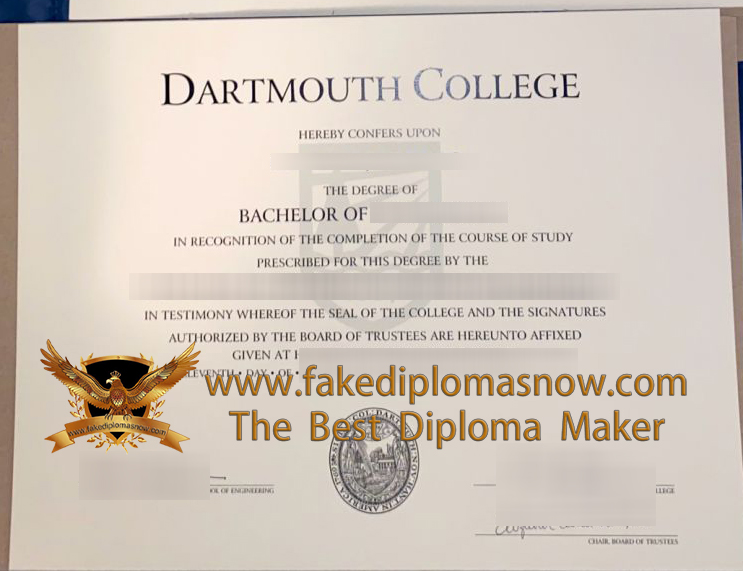 Dartmouth College diploma