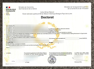 IMT Atlantique degree certificate
