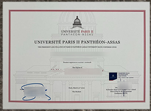 Paris 2 diploma certificate
