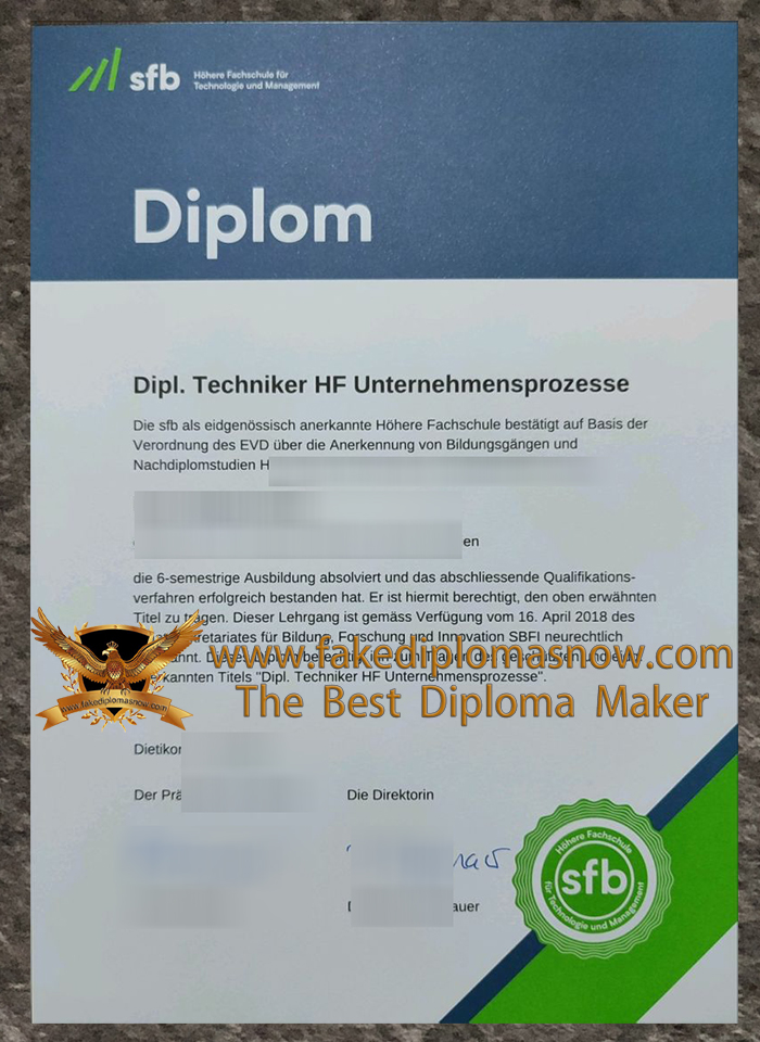 Sfb Bildungszentrum diploma