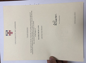 University Of London Bachelor Of Laws Degree certificate