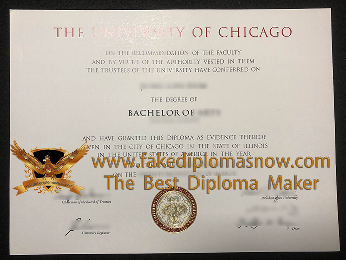 University of Chicago diploma