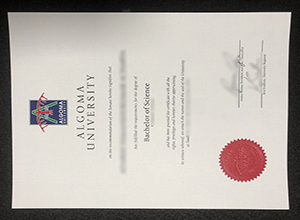 Algoma University degree certificate