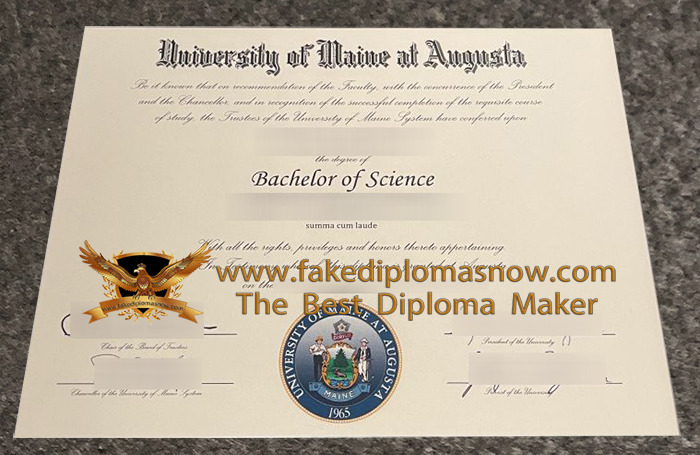 UMaine Augusta diploma