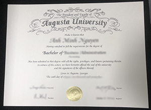 Augusta University diploma