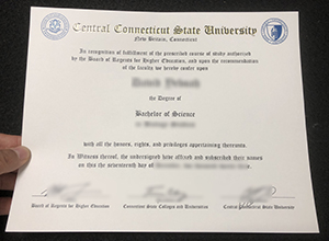 CCSU BSc diploma certificate