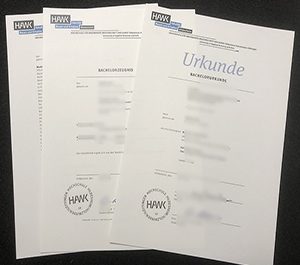 Buy a HAWK diploma and transcript, Hochschule Hildesheim/Holzminden/Göttingen Urkunde