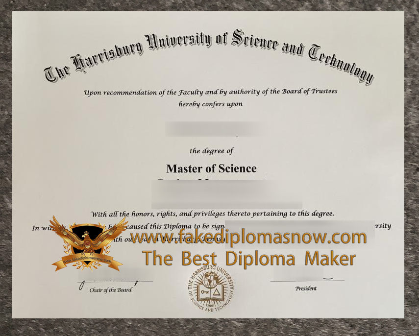 Harrisburg University of Science and Technology diploma