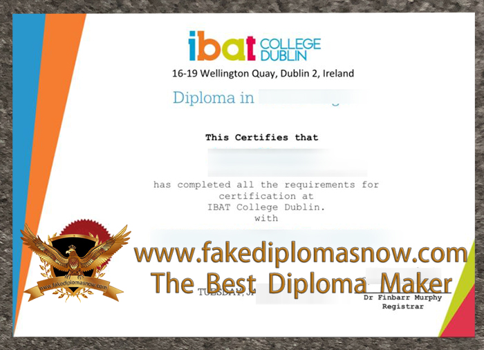 IBAT College Dublin diploma