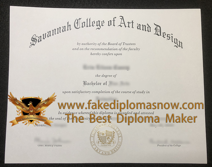 SCAD diploma