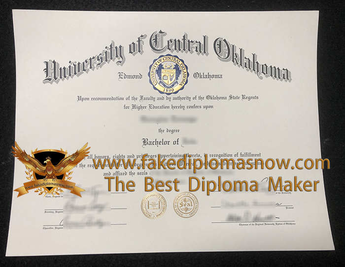 UCO Bachelor's diploma