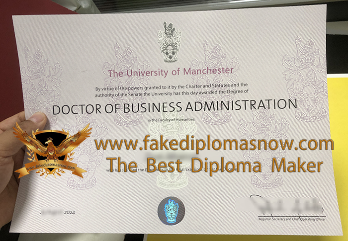 University Of Manchester Doctor Diploma