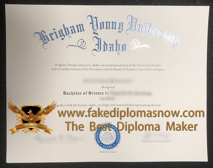 BYU–Idaho diploma, Order a BYUI degree