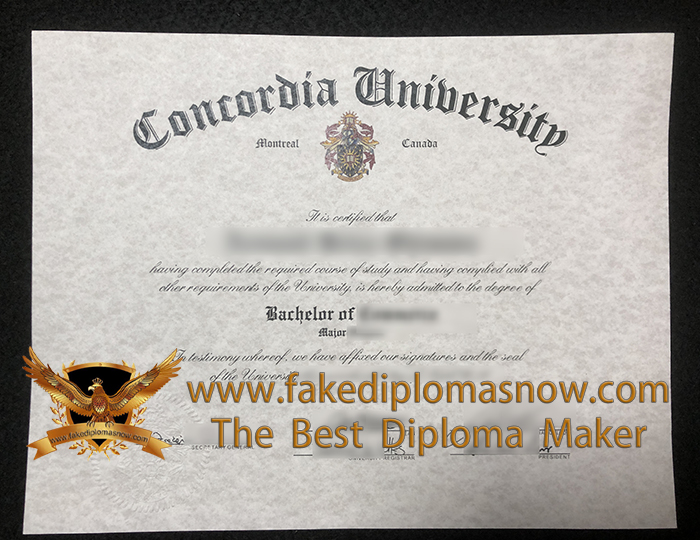 Concordia University Bachelor‘s degree