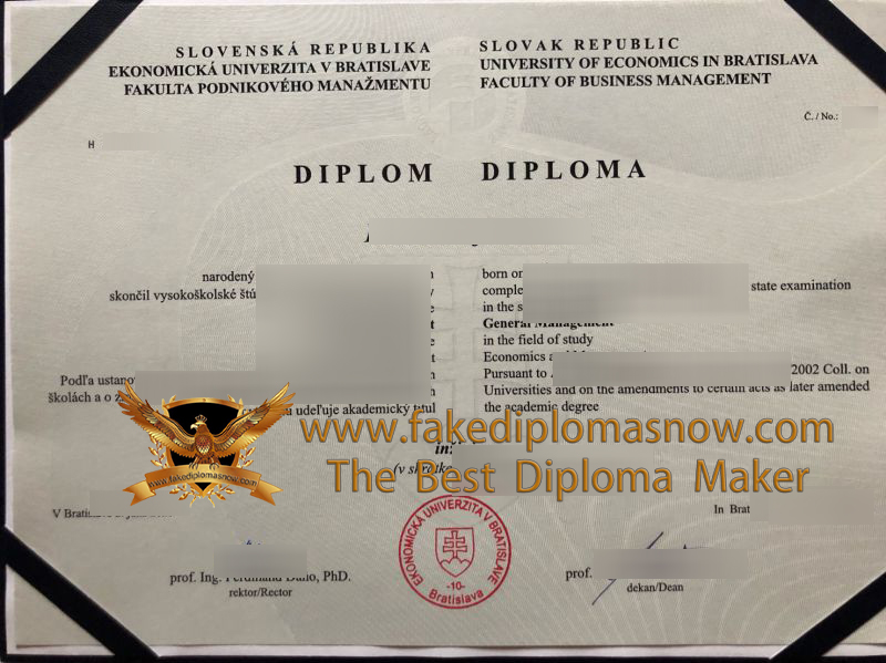 Ekonomická univerzita v Bratislave diploma