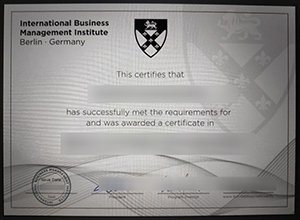 Purchase a International Business Management Institute (IBMI) certificate