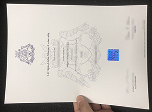 LJMU MSc Degree Certificate