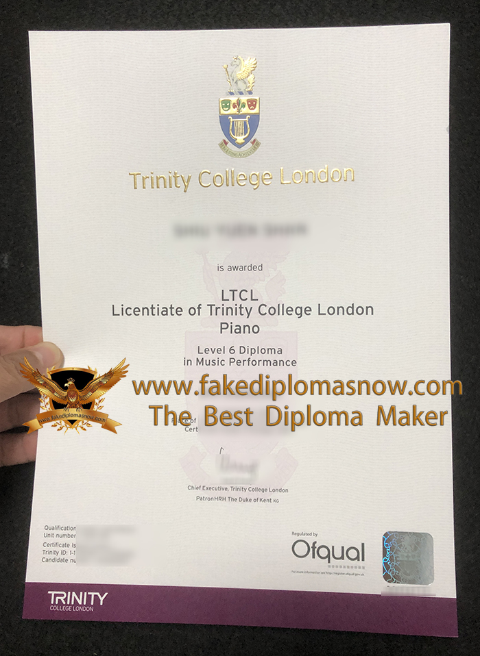 LTCL Piano level 6 diploma