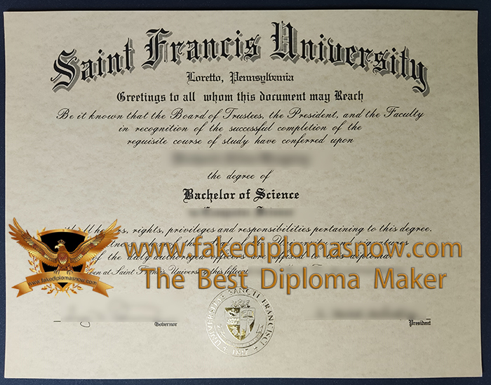 Saint Francis University degree