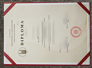 Slovak University of Agriculture diploma certificate