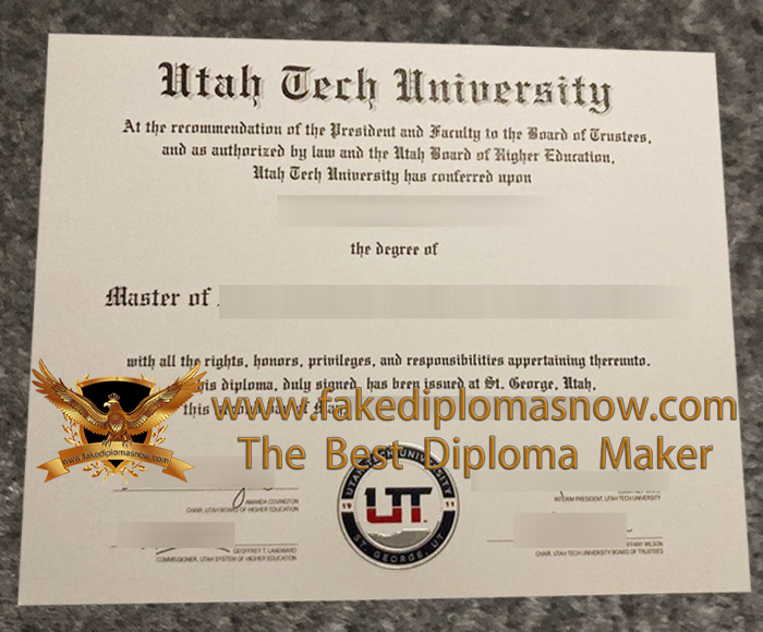 Where can I order a Utah Tech University degree?