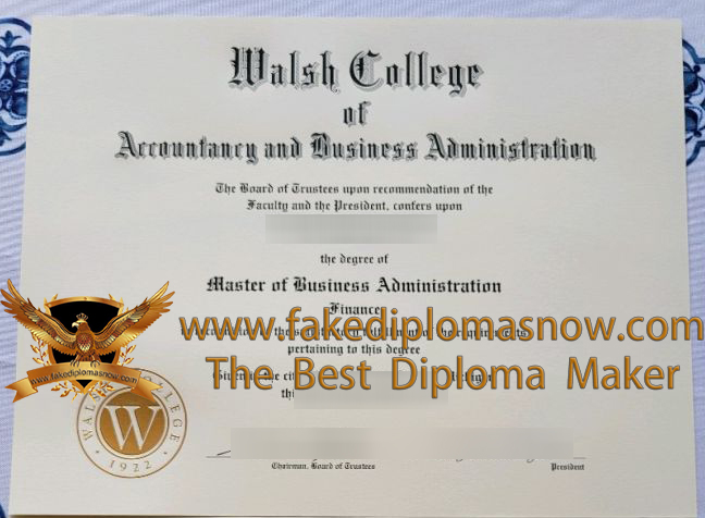 Walsh College MBA Degree