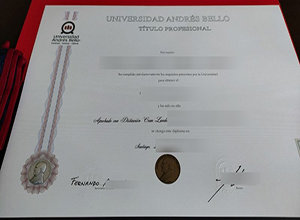 Andrés Bello National University diploma