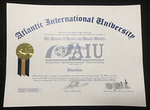 Atlantic International University diploma