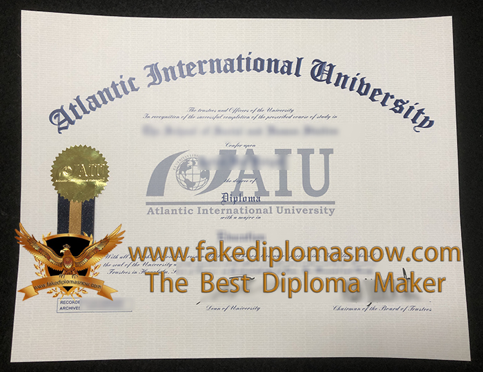 Atlantic International University diploma