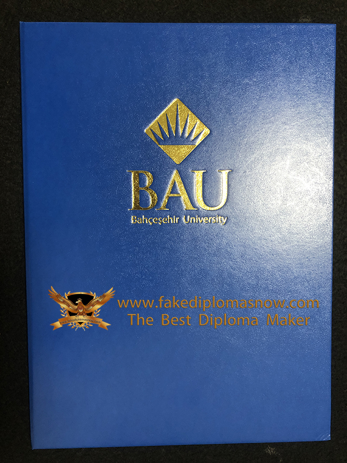 Bahçeşehir Üniversitesi diploma cover