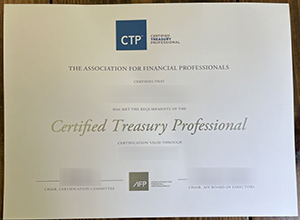 CTP Certificate