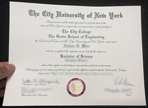 City University Of New York Diploma sample