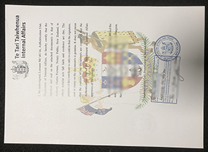 New Zealand Apostille Authentication sample